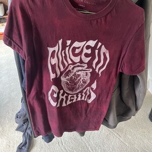 Alice In Chains Maroon Graphic Tee